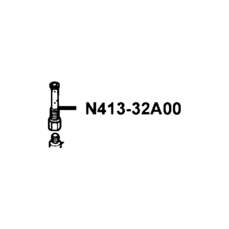 N413-32A00 NEEDLE JET HOLDER — diagram cutout