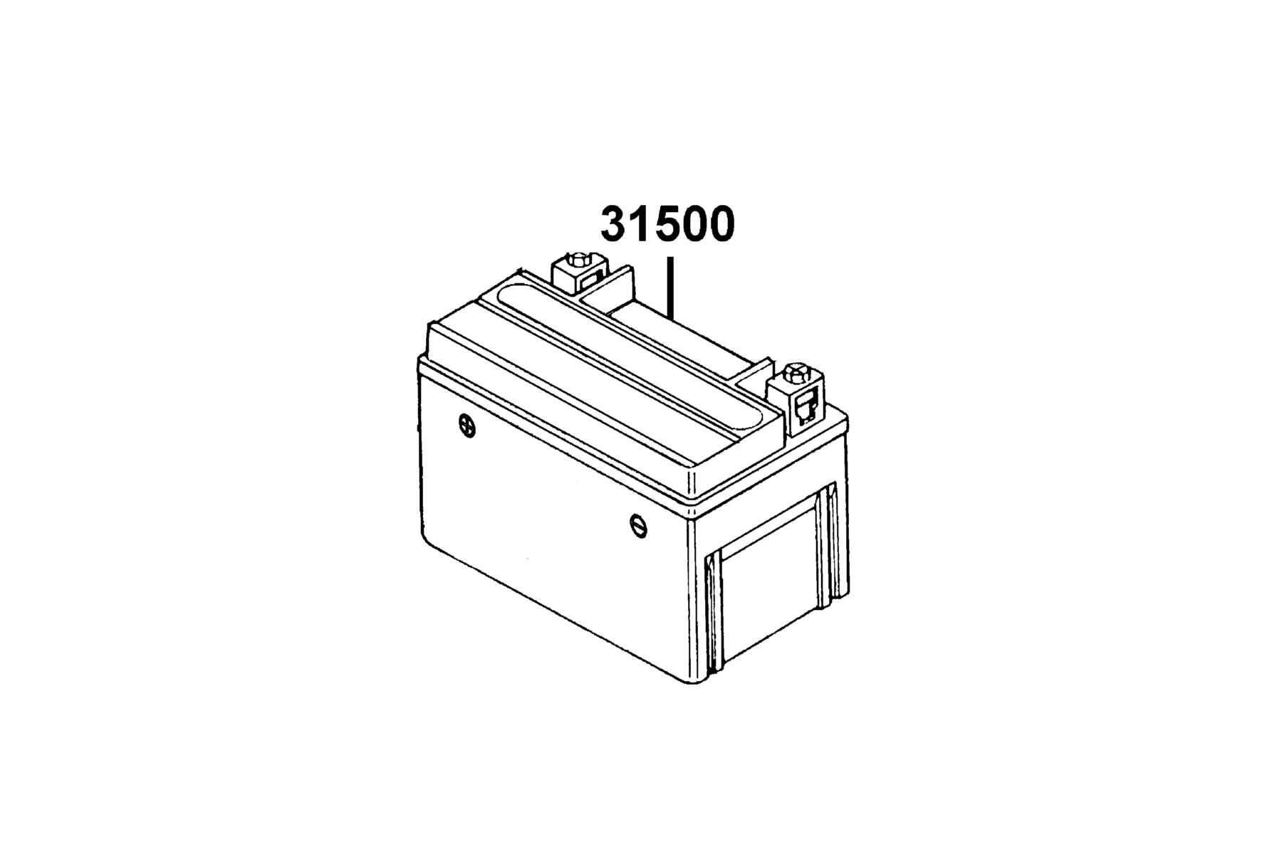 MONGOOSE 110i Battery parts diagram