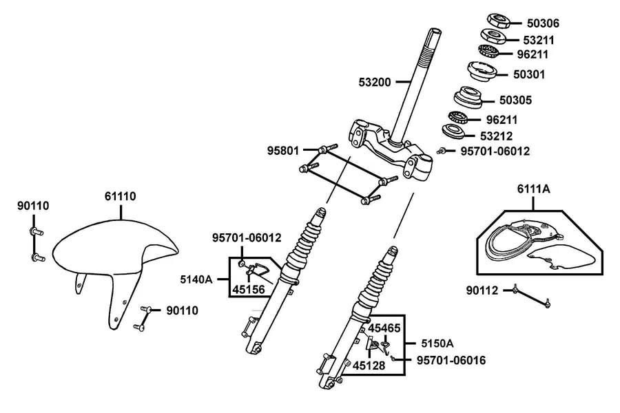 F06 Front Cushion parts diagram