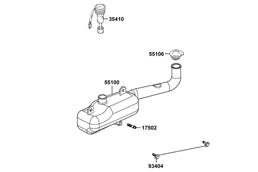 F11 Tank Oil parts diagram