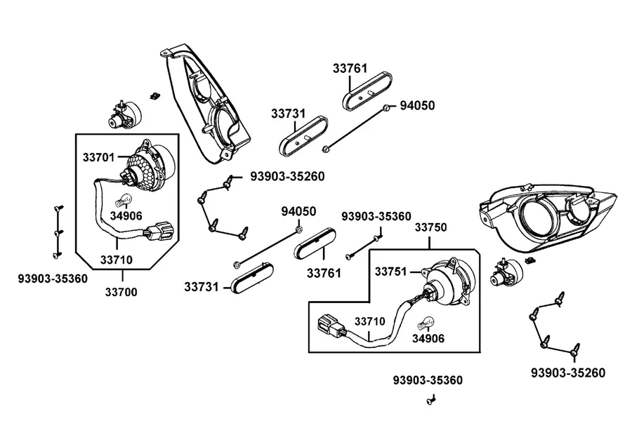 F19 Light Tail parts diagram
