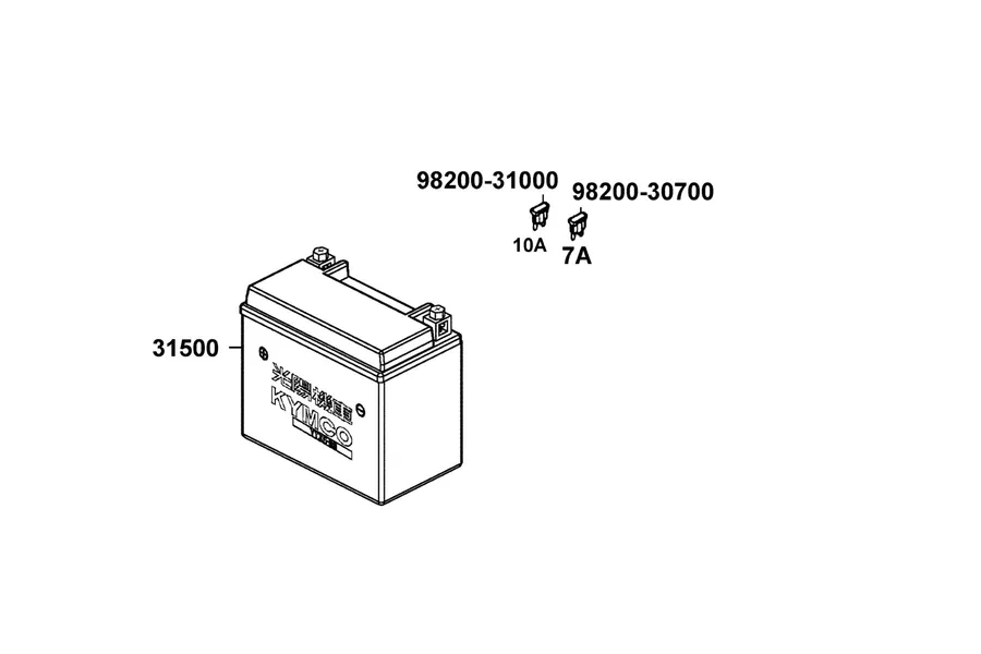 F11 Battery parts diagram