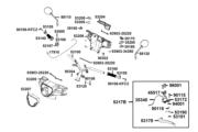 F03 Handle Steering ● Handle Cover parts diagram thumbnail