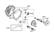 E09 Transmission parts diagram thumbnail