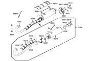 F14 Exhaust Muffler parts diagram thumbnail