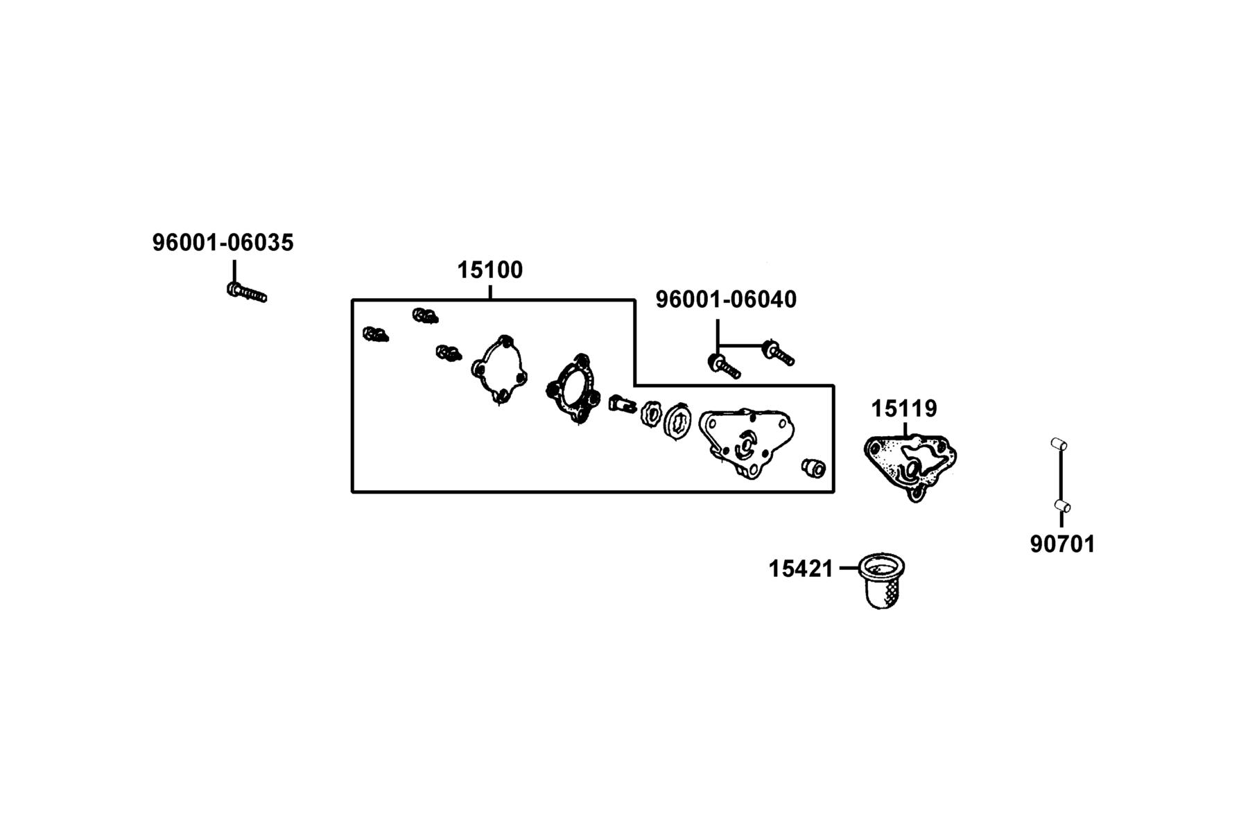 K-PIPE 125(2020) Oil Pump parts diagram