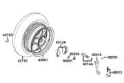 F08 Rear Wheel parts diagram thumbnail