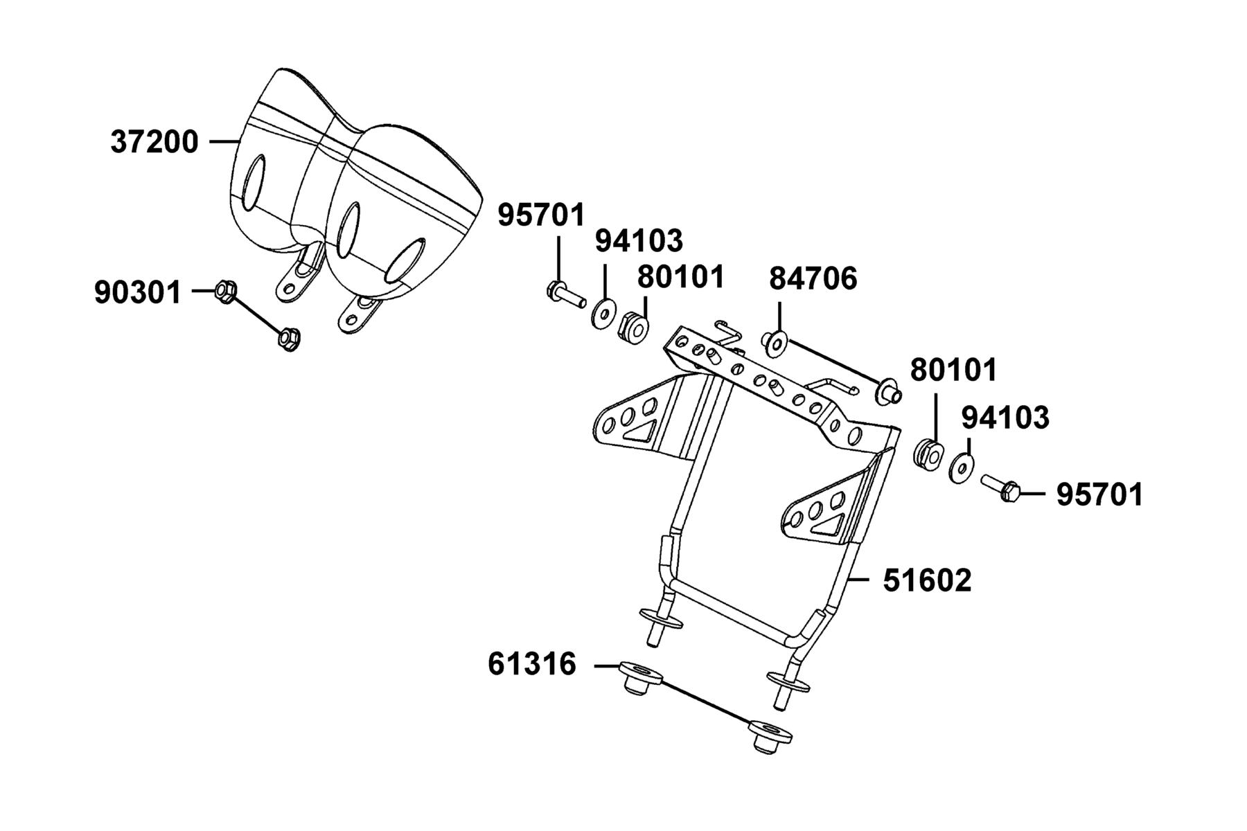 SPADE 150 FI(2018) Speedometer parts diagram