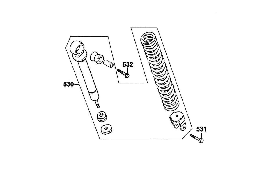 F17 Rear Cushion parts diagram