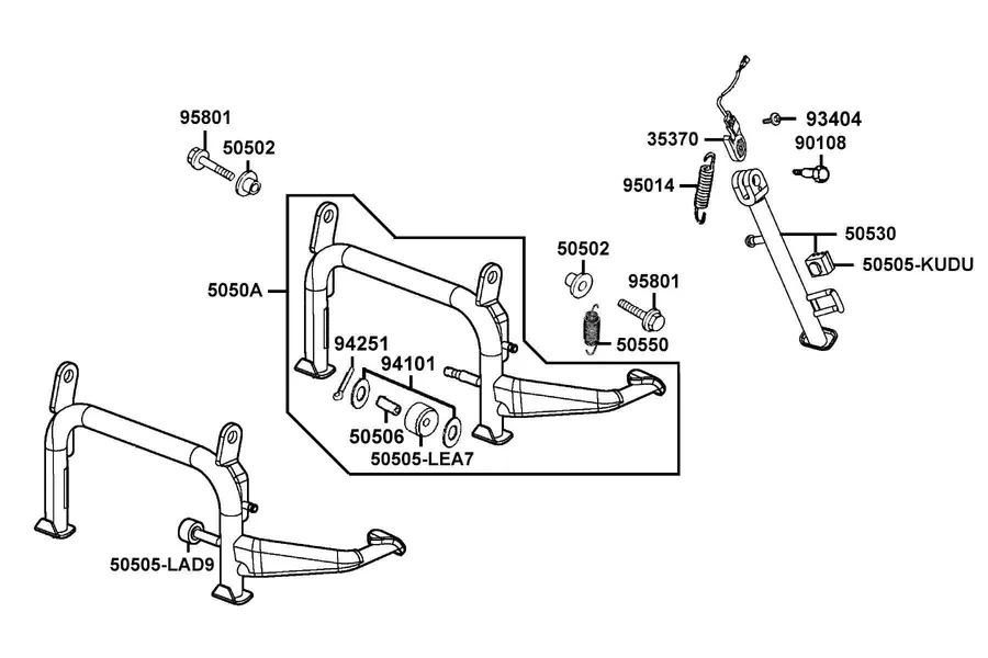 F15 Stand parts diagram