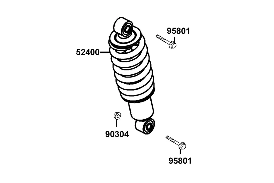 F18 Rear Cushion parts diagram