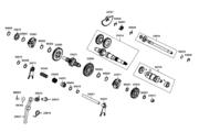 E07 Shaft Assy Drive ● Spindle Assy Drum Shift parts diagram thumbnail