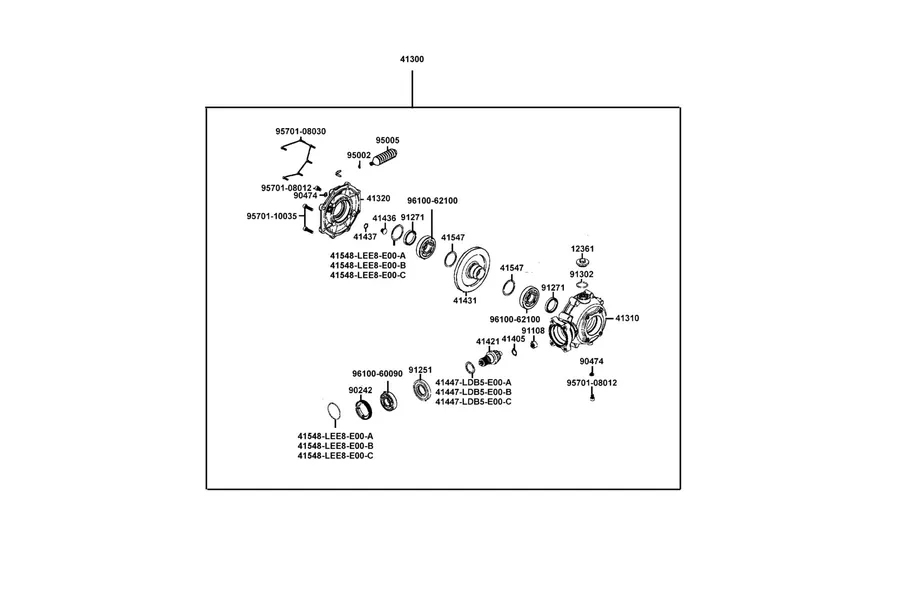 F16 Gear Assy Rr Final parts diagram