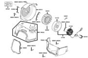 E08 Fan Cover ● Generator parts diagram thumbnail