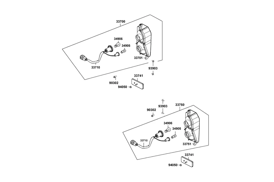 F19 Light Tail parts diagram