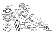 E04 Cylinder ● Piston ● Crankshaft parts diagram thumbnail