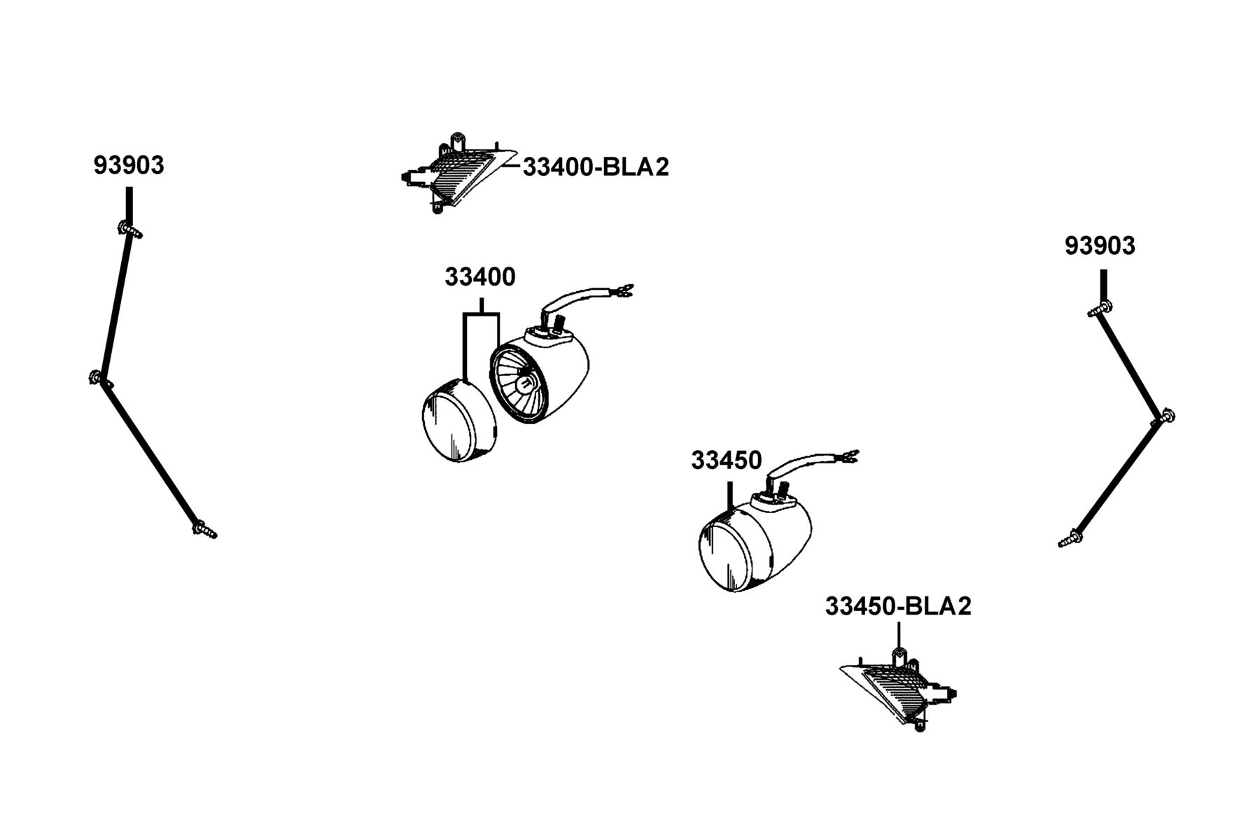 Super 8 50 MY2026 Front Winker parts diagram