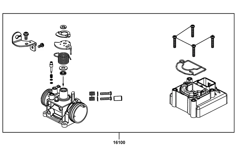 E09 Carburetor parts diagram