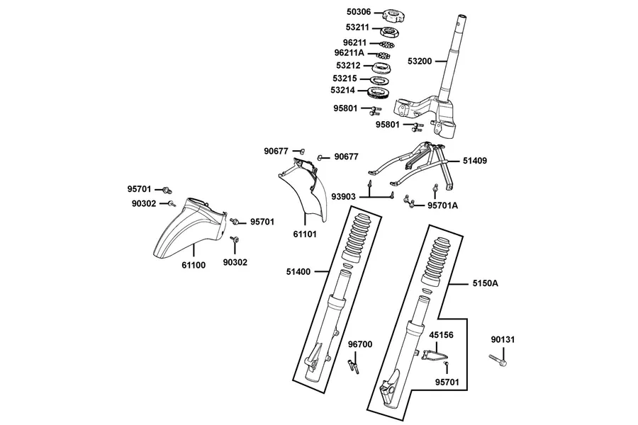 F07 Front Cushion parts diagram