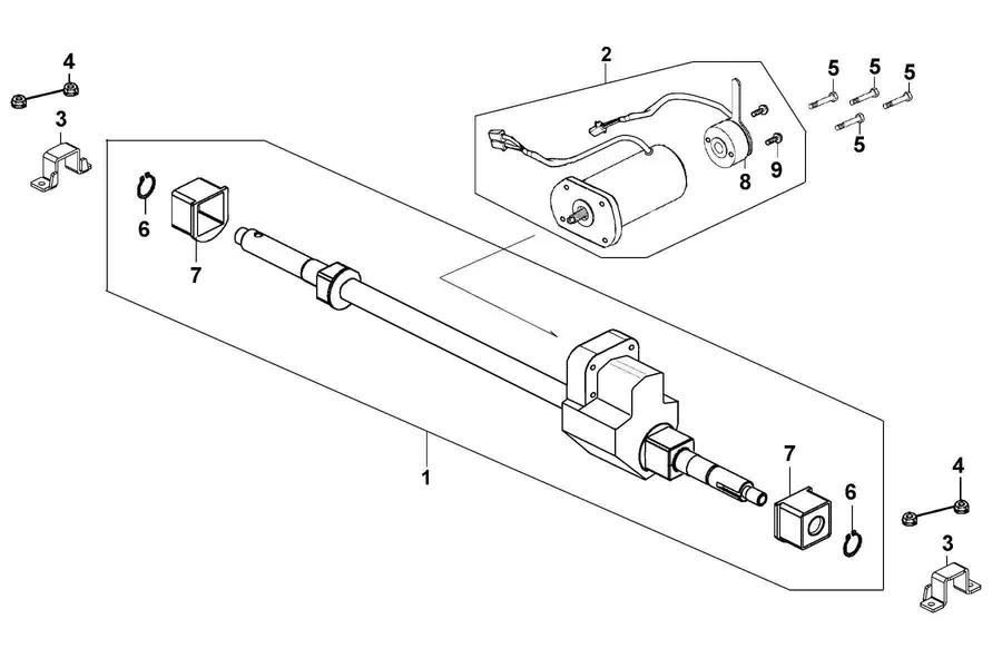 E01 Motor Assy parts diagram