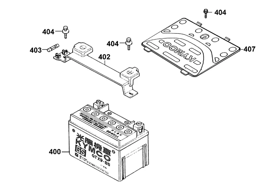 F11 Battery parts diagram