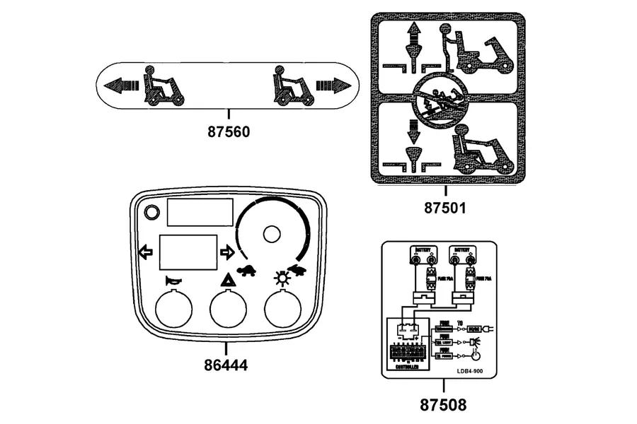 F13 Caution Label parts diagram