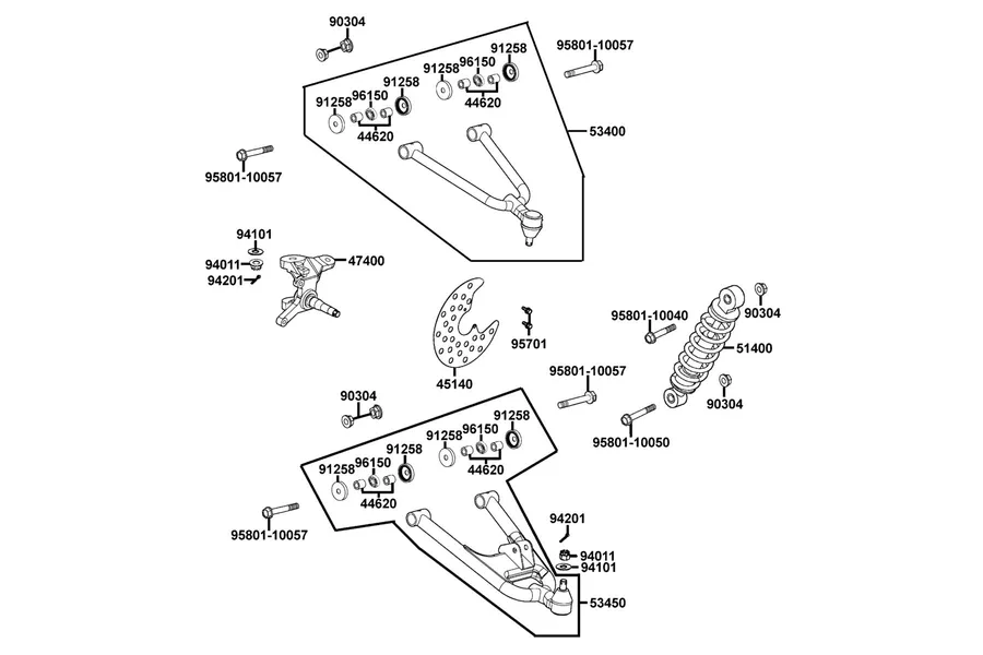 F16 Cushion and Right Arm Swing parts diagram