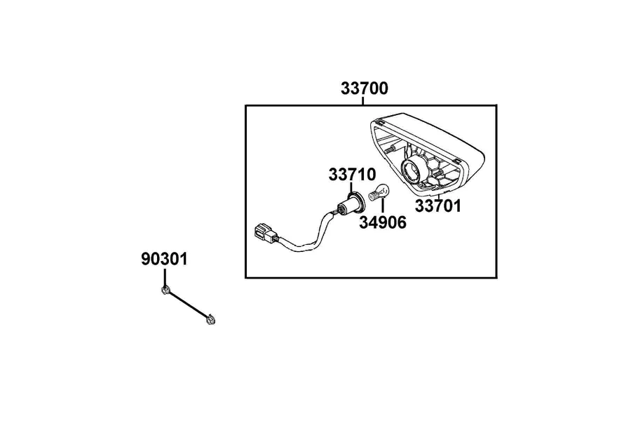 F19 Light Tail parts diagram