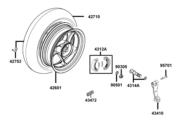 F08 Rear Wheel parts diagram thumbnail