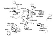 F03 Handle Steering ● Handle Cover parts diagram thumbnail