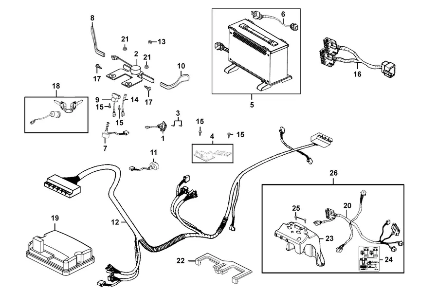 F10 Harness Wire parts diagram