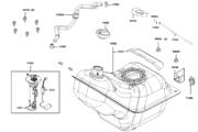 17685-LEA7-M30 on the F10 Fuel Tank diagram