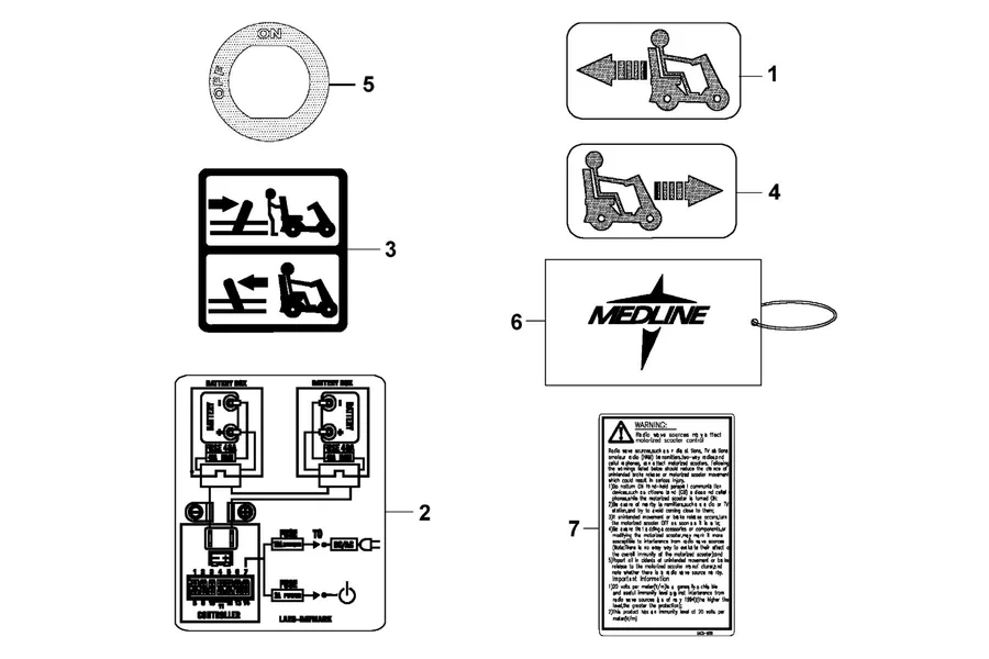 F11 Caution Label parts diagram