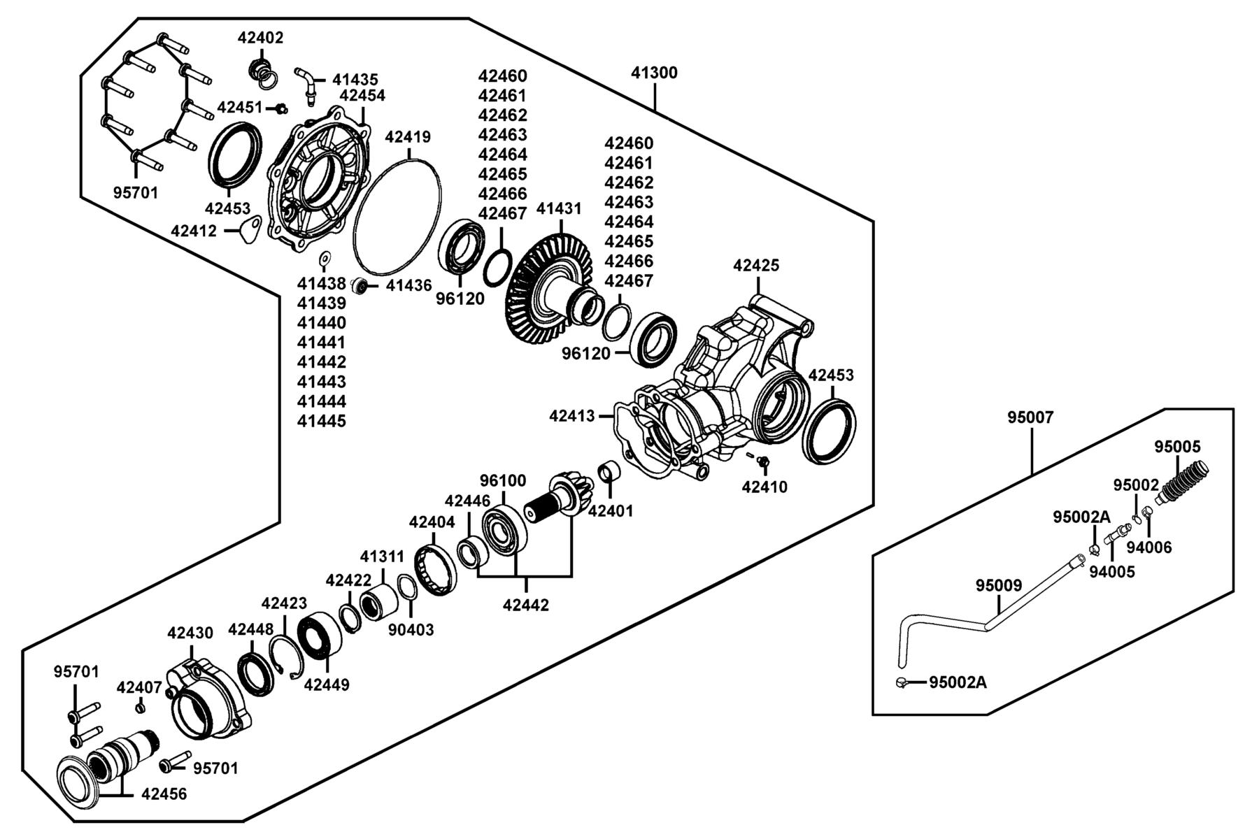 MXU 450i LE(2019) Control Arm Assy parts diagram
