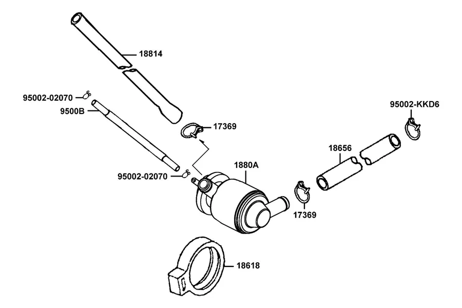 F21 Air Cleaner Second parts diagram
