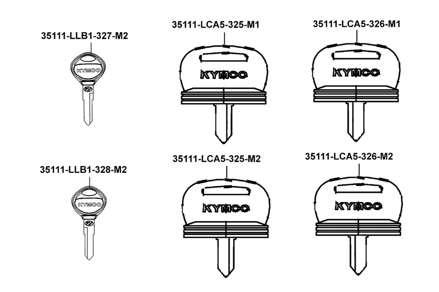 F26 Key Comp parts diagram