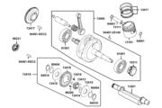 E08 Crankshaft●Piston parts diagram thumbnail
