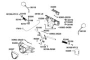 F03 Handle Steering ● Handle Cover parts diagram thumbnail