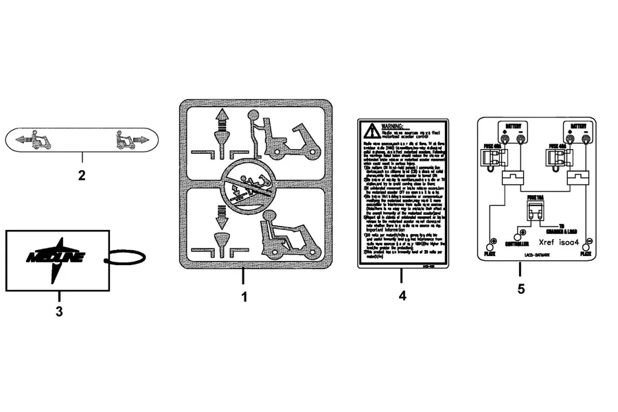 F12 Caution Label parts diagram