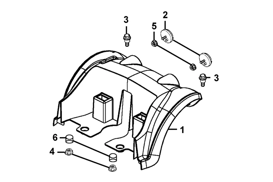 F08 Body Cover parts diagram