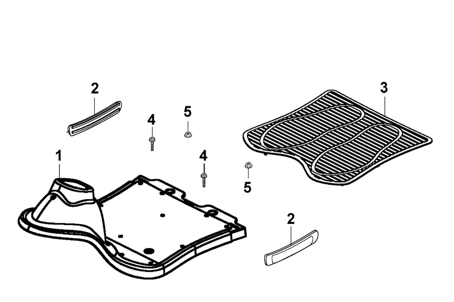 F02 Floor Panel parts diagram
