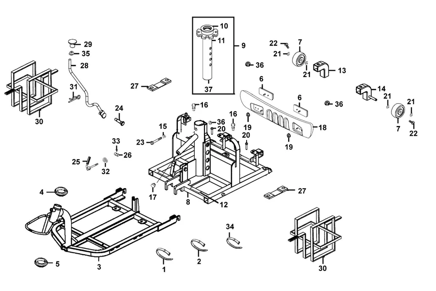 F10 Frame Body parts diagram