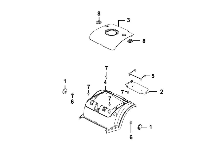 F07 Body Cover parts diagram