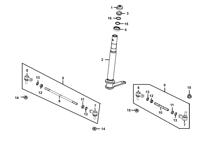 F03 Steering Stem parts diagram