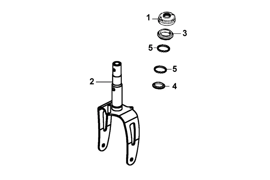 F03 Stem Steering parts diagram