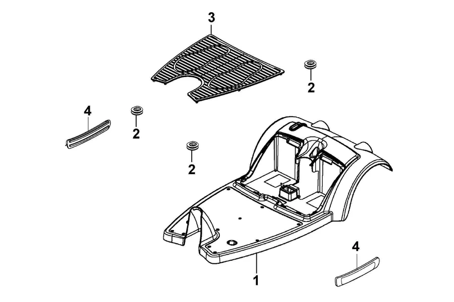F02 Floor Panel parts diagram