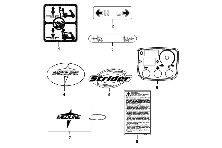 F12 Caution Label parts diagram