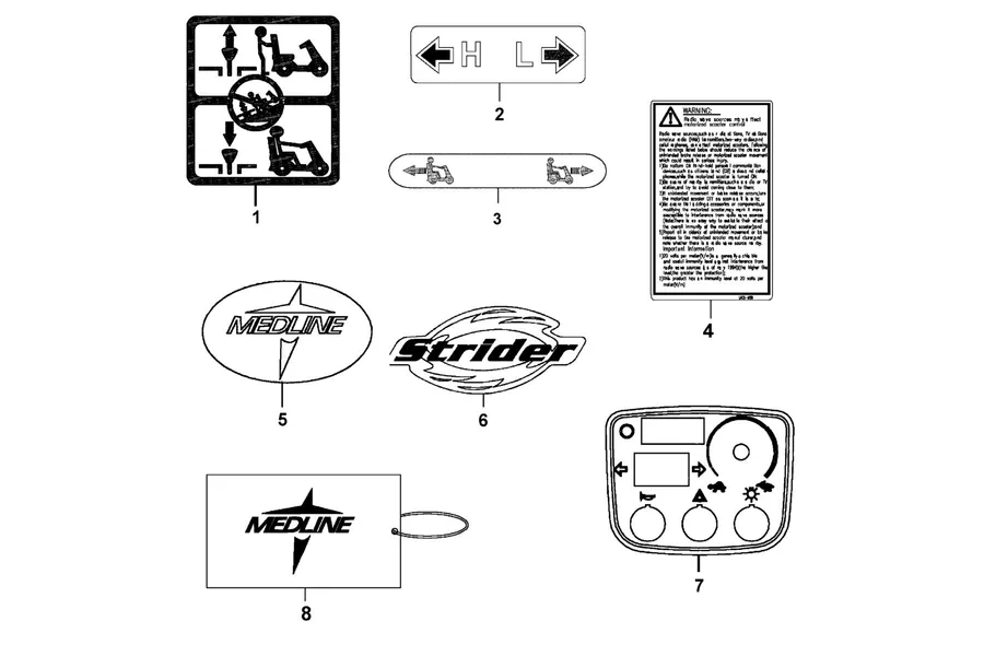 F13 Caution Label parts diagram