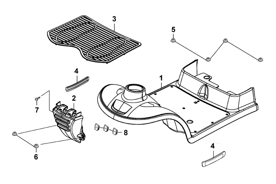 F02 Floor parts diagram