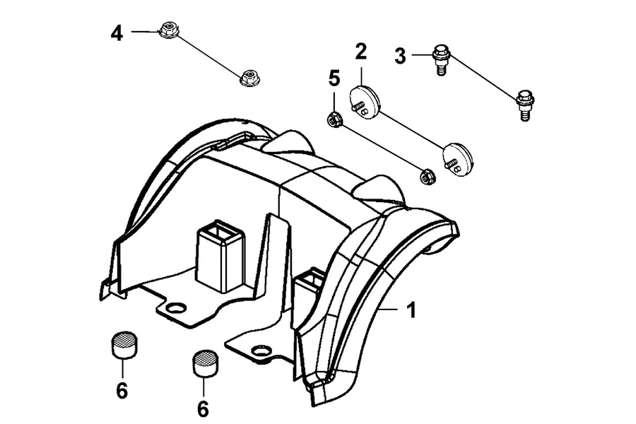 F08 Body Cover parts diagram